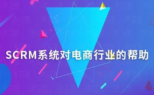 SCRM系统与电商行业主题图